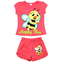 20-2004204 "HAPPY BEE", костюм для девочки, 4-8 лет, лососевый 20-2004204 "HAPPY BEE", костюм для девочки, 4-8 лет, лососевый